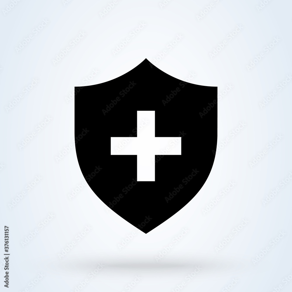 Health protection icon Vector Illustration Logo Template. Simple modern icon design illustration. Health protection icon Vector Illustration Logo Template. Simple modern icon design illustration.