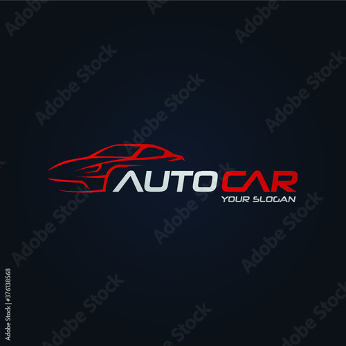 Car Garage Premium Concept Logo Design