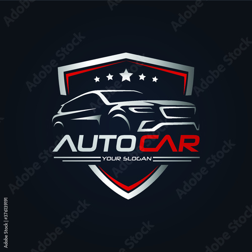 Car Garage Premium Concept Logo Design