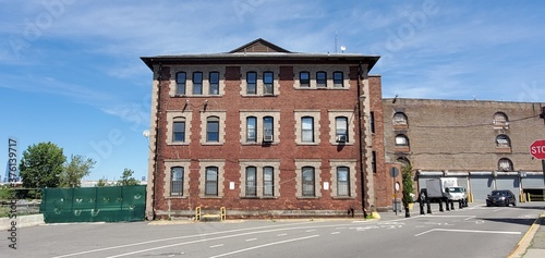 old town hall like brick building Bush Terminal  Brooklyn New York
