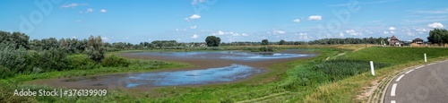 Lake in Dutch polder landscape