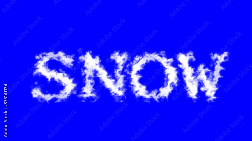 Snow cloud text effect blue isolated background. animated text effect with high visual impact. letter and text effect. Snow cloud text effect blue isolated background. animated text effect with high visual impact. letter and text effect.
