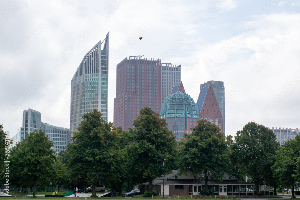 Skyscraper construction in the Hague