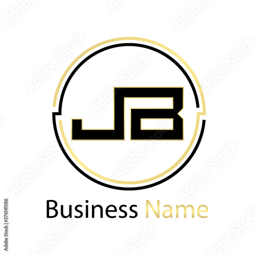 Logo JB Business Letter Logo Design With Simple style