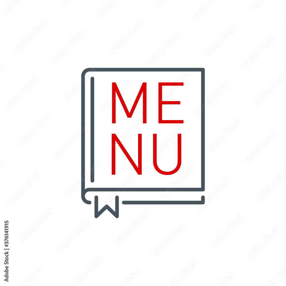mobile app icon menu for online order and food delivery banner isolated on white. outline app symbol menu book. Quality element smartphone application with editable Stroke mobile app icon menu for online order and food delivery banner isolated on white. outline app symbol menu book. Quality element smartphone application with editable Stroke