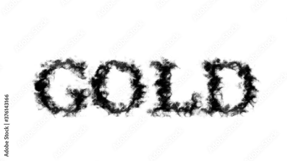 Gold smoke text effect white isolated background. animated text effect with high visual impact. letter and text effect. Gold smoke text effect white isolated background. animated text effect with high visual impact. letter and text effect.