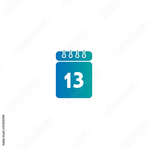 Calendar date icon vector