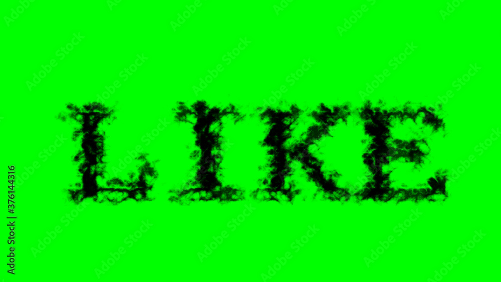 Like smoke text effect green isolated background. animated text effect with high visual impact. letter and text effect. Like smoke text effect green isolated background. animated text effect with high visual impact. letter and text effect.