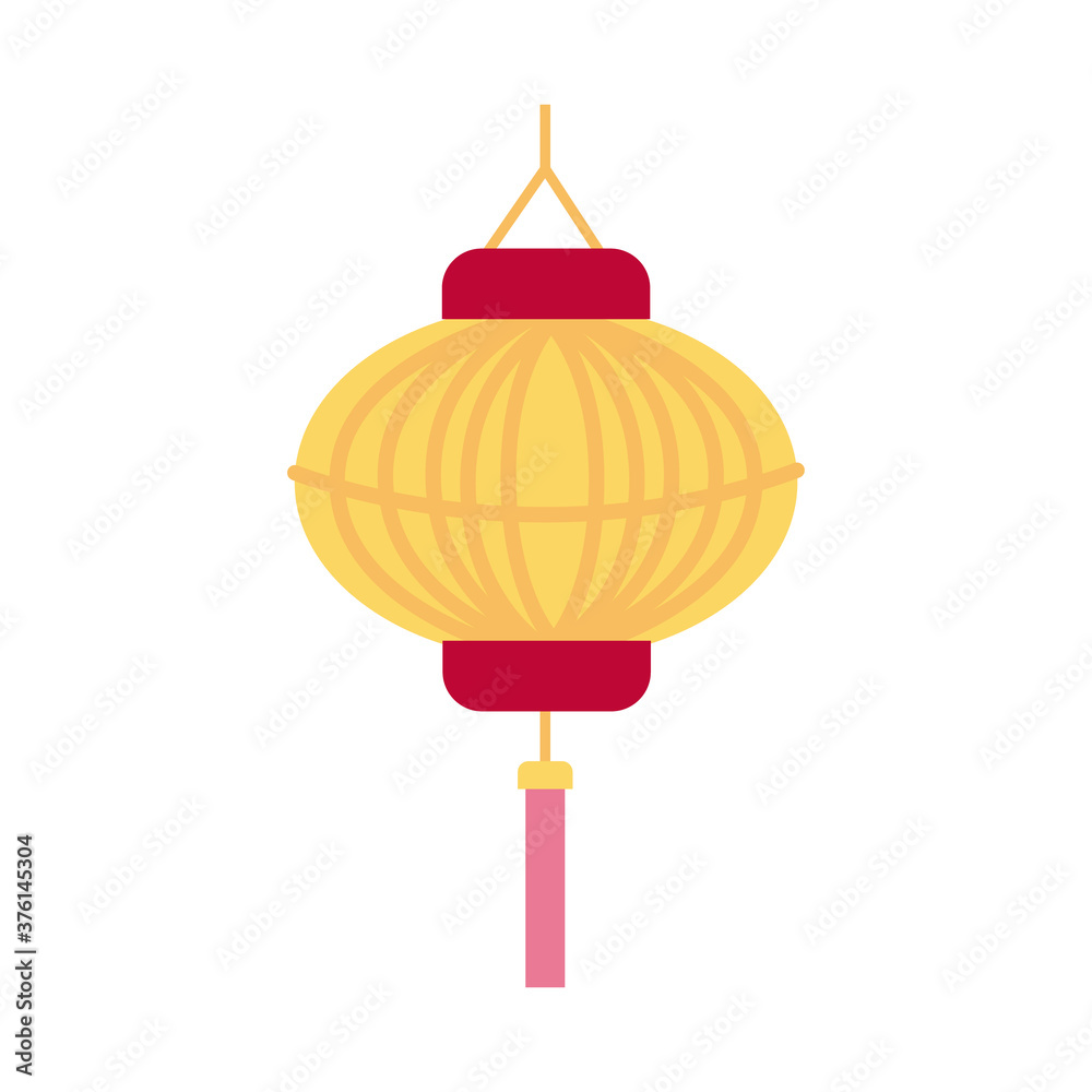 mid autumn lamp yellow hanging decoration flat style icon mid autumn lamp yellow hanging decoration flat style icon