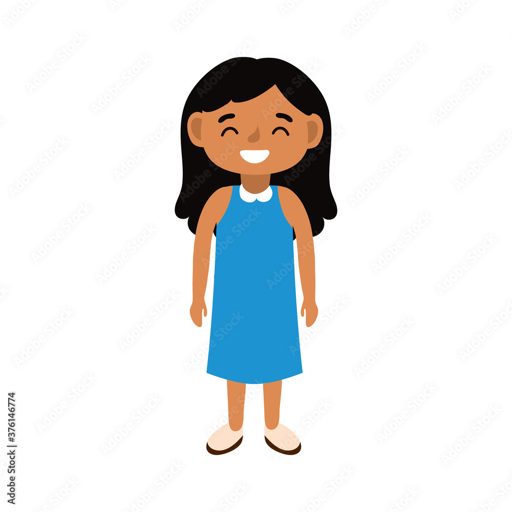 little student girl avatar character little student girl avatar character