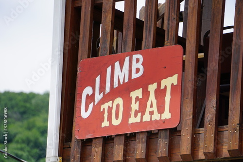 Climber Sign