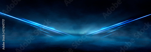 Abstract dark futuristic bl...