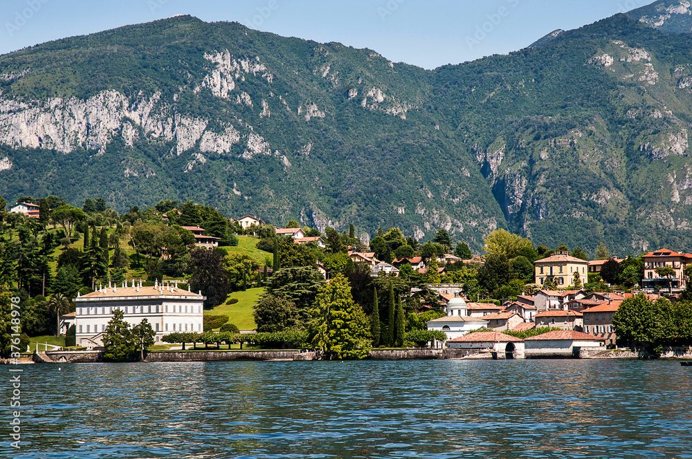 Villa Melzi on Lake Como in Italy.This is one of the most beautiful villas on this spectacular lake in Northern Italy.