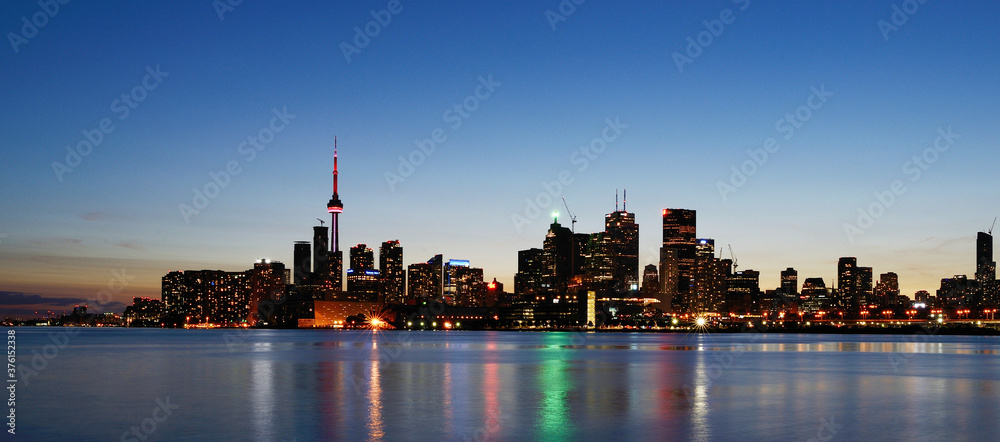 twilight in Toronto