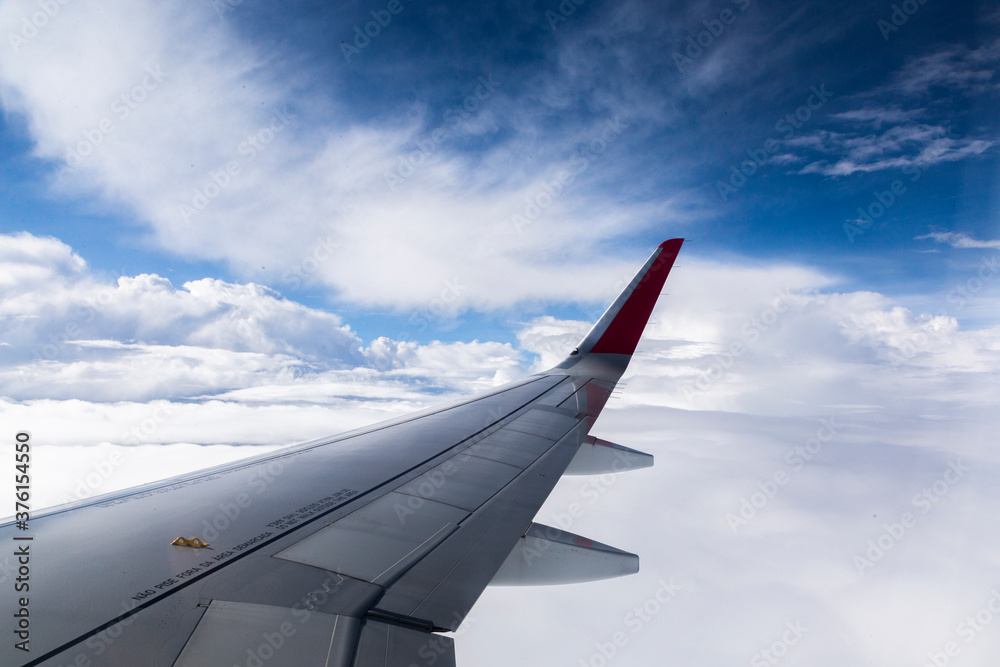 Fototapeta premium Cloudy Sky from the plane
