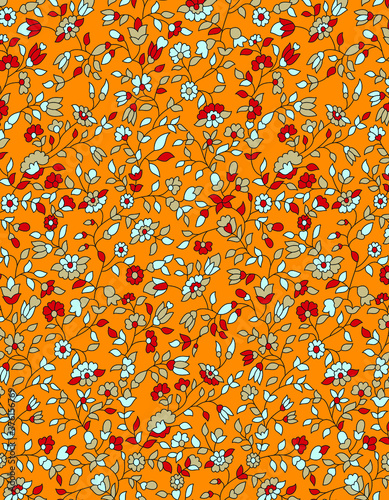 traditional Indian paisley pattern on-background