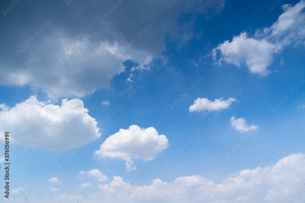 Fascinating sky and clouds natural scenery in summer Fascinating sky and clouds natural scenery in summer