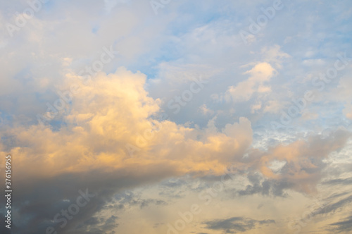 Fascinating sky and clouds natural scenery in summer © Hao