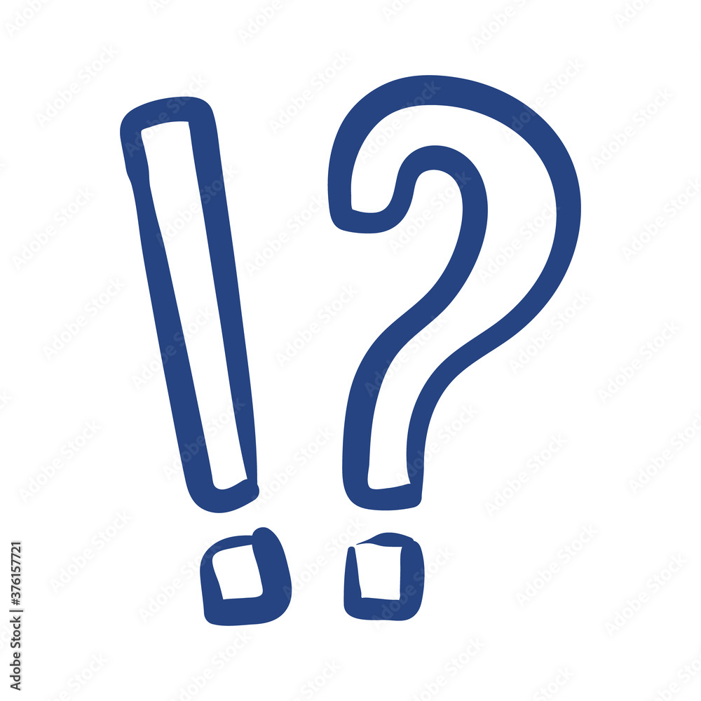 ask and alert signs free form style icon ask and alert signs free form style icon