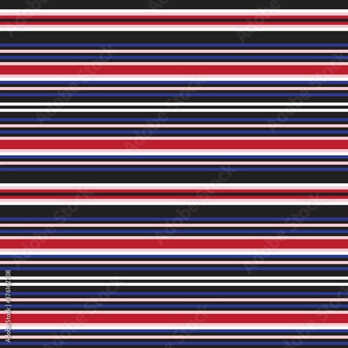 Red Stripe seamless pattern background in horizontal style