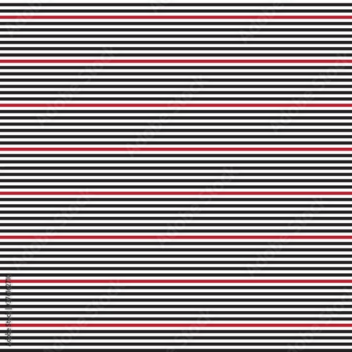 Red Stripe seamless pattern background in horizontal style