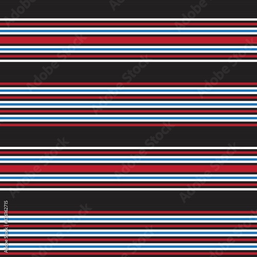 Red Stripe seamless pattern background in horizontal style
