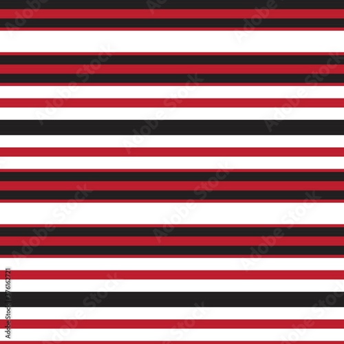 Red Stripe seamless pattern background in horizontal style