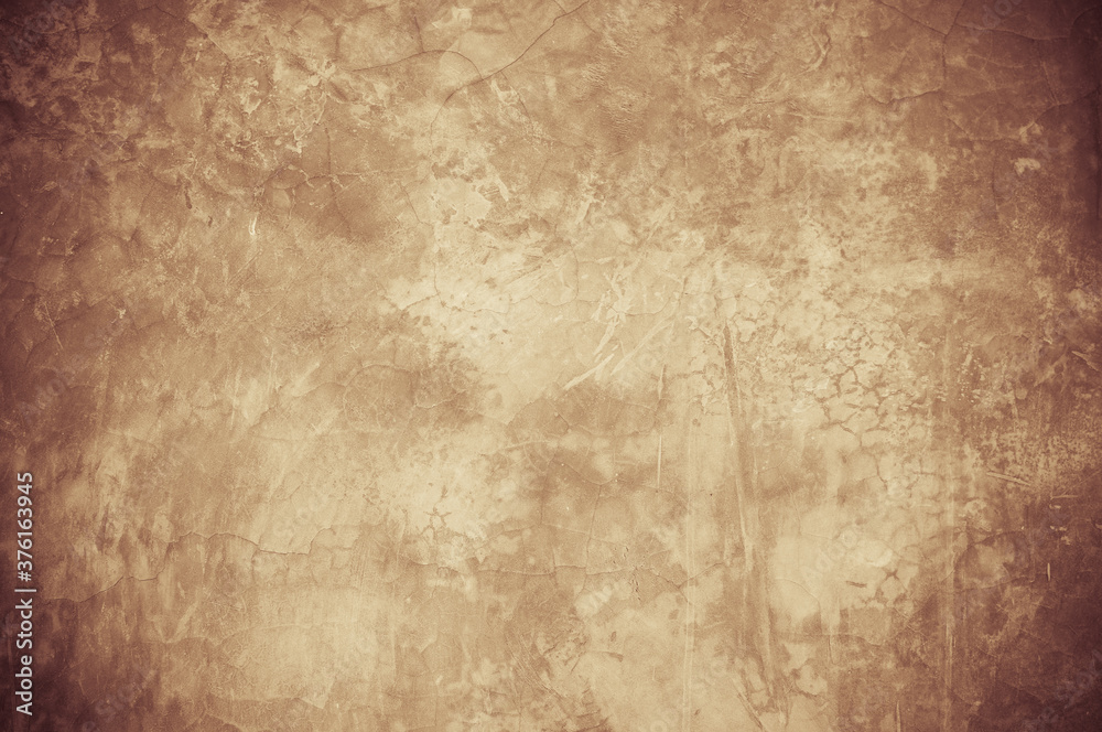 Naklejka premium brown concrete wall texture background
