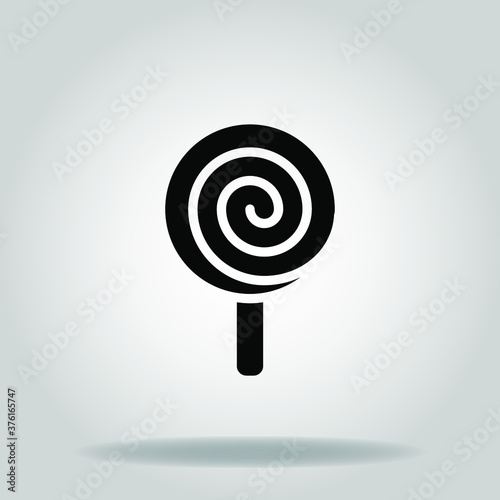 lollipop icon or logo in  glyph 