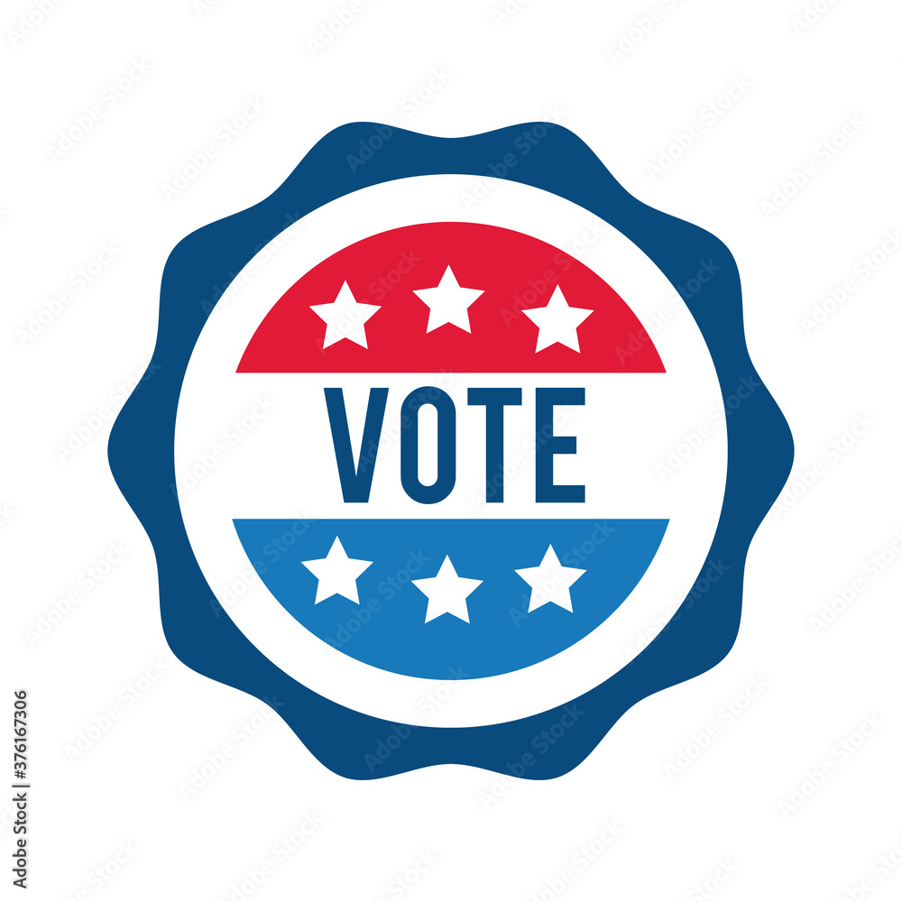 vote word in lace usa elections flat style icon vote word in lace usa elections flat style icon