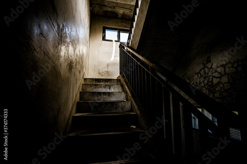 Wallpaper Mural 雑居ビル 階段 廊下 Torontodigital.ca