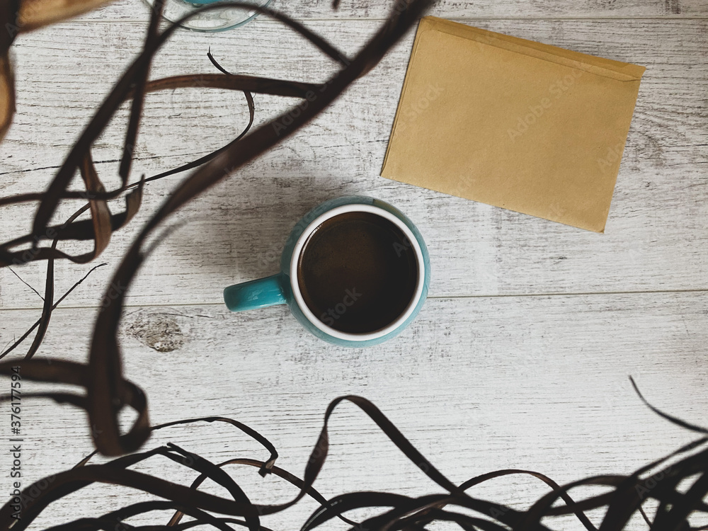 Cup of coffee and latter Cup of coffee and latter