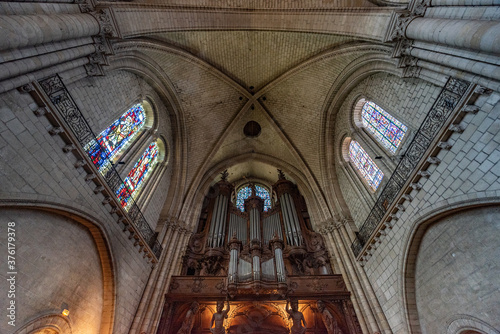 Gothic Cathedral of Angers, France photo