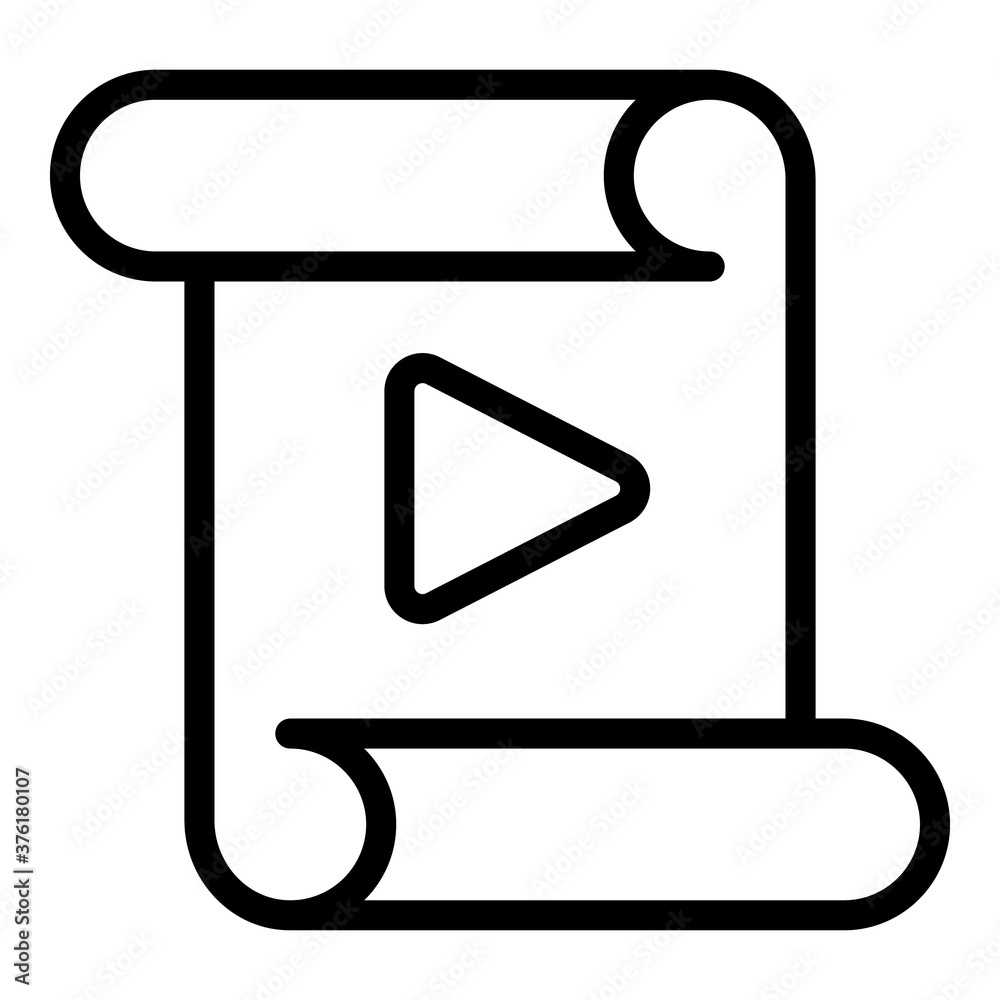 Sheet playlist icon. Outline sheet playlist vector icon for web design isolated on white background Sheet playlist icon. Outline sheet playlist vector icon for web design isolated on white background