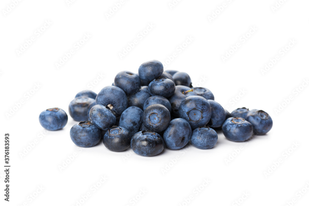 heap of blueberries isolated on white background heap of blueberries isolated on white background