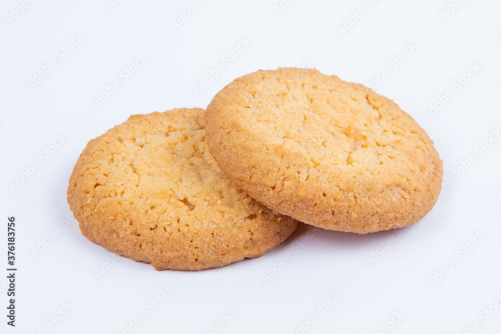 fresh pastry isolated on a white background