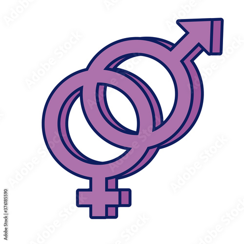 heterosexual gender symbol of sexual orientation multy style icon