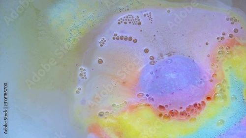 Abstract liquid painting bomb texture closeup, paint pouring background, Luxury colors, motion shot