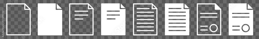 Document Icon White | Documents Illustration | Page Copy Symbol | Paper Logo | Text Form Sign | Isolated Transparent | Variations Document Icon White | Documents Illustration | Page Copy Symbol | Paper Logo | Text Form Sign | Isolated Transparent | Variations