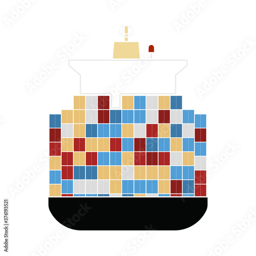 Container Ship Icon