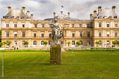 Photography the royal palace in brussels