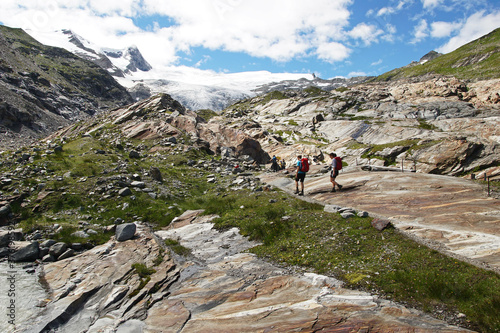 Blick auf den Großvenediger mit dem Schlatenkees photo