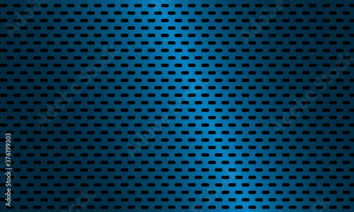 Dark blue carbon fiber texture. Black ellipse textured background. Dark blue metal steel background. Geometric oval texture pattern. Industrial design background.