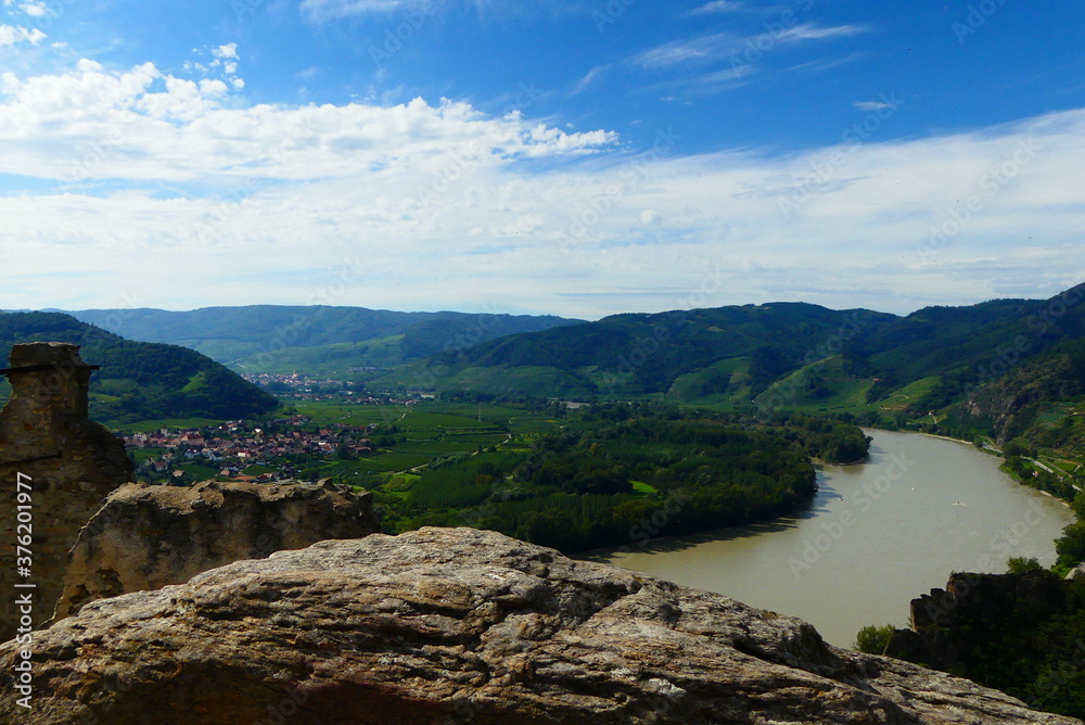 Blick auf die Donau und in die Wachau