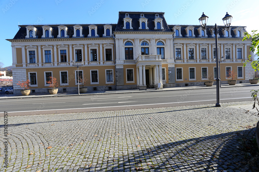 Großes Palais in Meiningen. Meiningen, Thueringen, Deutschland,  Europa