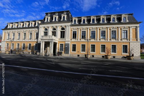 Großes Palais in Meiningen. Meiningen, Thueringen, Deutschland, Europa