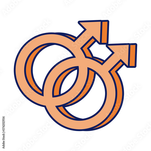 gay gender symbol of sexual orientation multy style icon