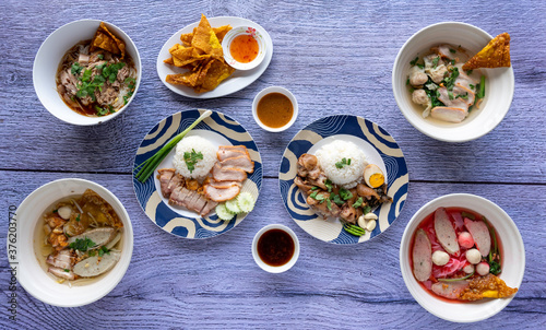 Thai Mixed Rice and Noodles 