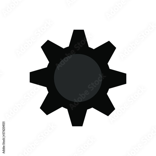 Settings Icon in trendy flat style vector illustration, settings gear icon. Settings symbol for your web site design, logo, app, UI.