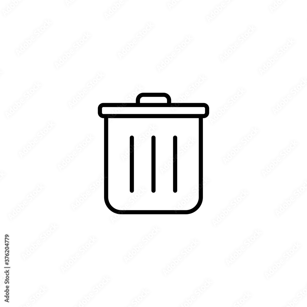 delete icon, Trash Icon sign and symbol vector design delete icon, Trash Icon sign and symbol vector design